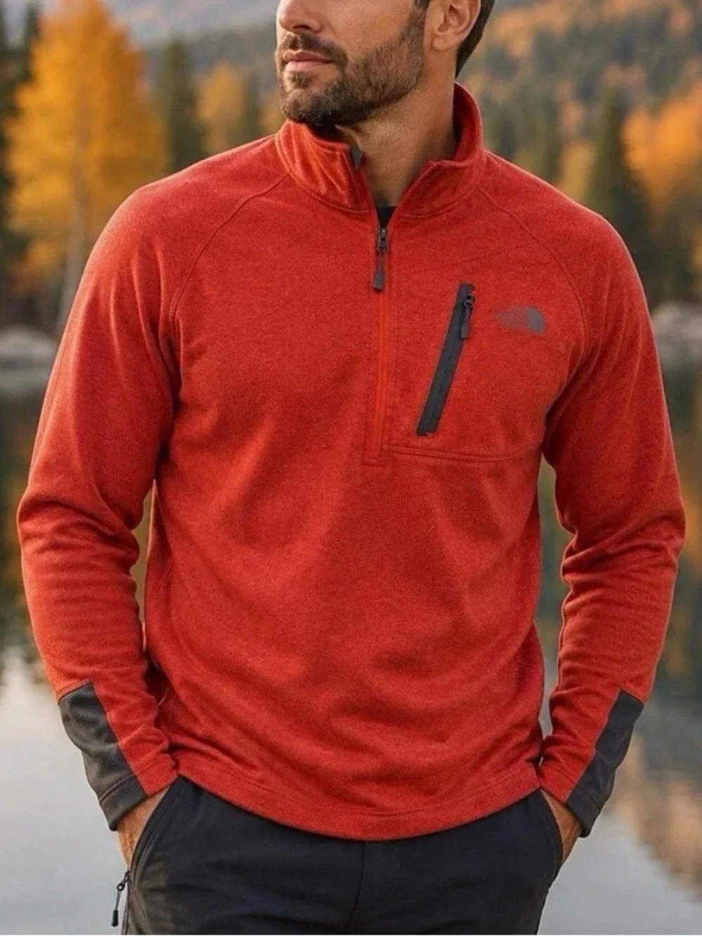 THE NORTH FACE CANYONLANDS 1/2 ZIP FLEECE MEN'S Size XXL